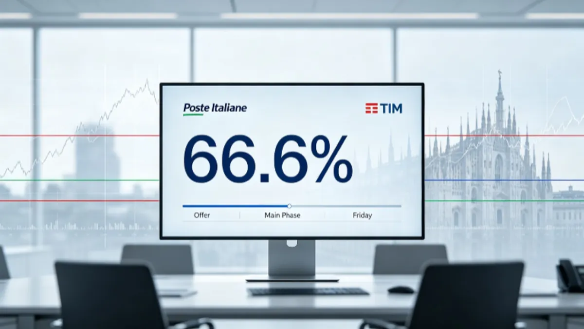 The acquisition of Telecom Italia by Poste Italiane has made significant progress